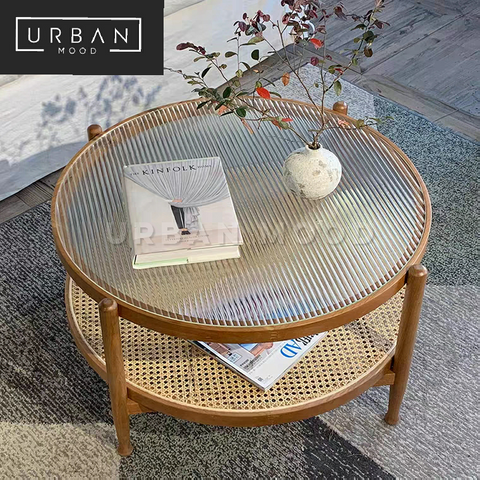 ACORN Rustic Round Coffee Table