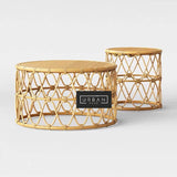 MERRITH Rattan Accent Coffee Table