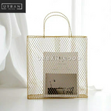 FLEUR Minimalist Wireframe Magazine Holder