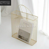 FLEUR Minimalist Wireframe Magazine Holder