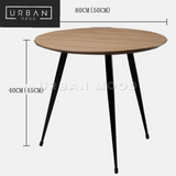 LOMO Modern Industrial Round Coffee Tables