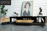 DENSE Modern Industrial Solid Wood TV Console