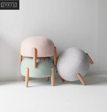 MOCHI Pastel Velvet Stool