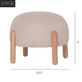 MOCHI Pastel Velvet Stool