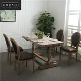 GIORGIO Vintage Distressed Dining Table & Chairs