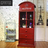 BOOTH London Telephone Booth Display Cabinet