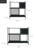 ESCO Modern Marble Display Cabinet