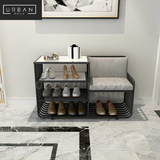 VEGA Modern Marble Shoe Cabinet Bench