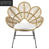 MAYHEM Rustic Rattan Accent Armchair