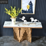 KAYSER Modern Marble Hallway Console