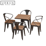 SPACO Modern Industrial Outdoor Table & Chairs