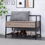 HEX Industrial Shoe Cabinet Bench