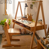 FINNISH Rustic Solid Wood Study Table