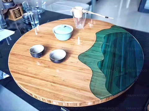 MALTA Solid Wood Epoxy River Coffee Table