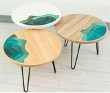 MALTA Solid Wood Epoxy River Coffee Table