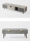 MEX Industrial Cement Screed TV Console + Coffee Table