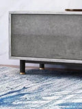 MEX Industrial Cement Screed TV Console + Coffee Table