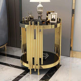 MISHA Luxury Gold Side Table