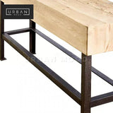 MISCHIEF Rustic Solid Wood Hallway Console