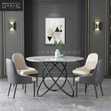 (Clearance) PLEDGE Contemporary Marble Dining Table
