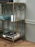 BRINA Accent Brass Side Table
