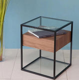 NIELSON Mixed Element Side Table