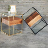 NIELSON Mixed Element Side Table