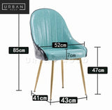 NOUVE Modern Velvet Dining Chair