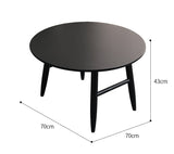 Alayah Japanese Scandinavian Coffee Table Solid Wood ( 4 Colour 2 Size )