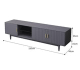 Silas TV Console Nordic Design Solid Wood Cabinet