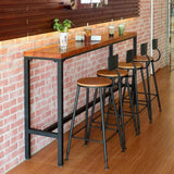 OSMOND Rustic Wood Bar Table & Stool