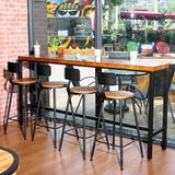 OSMOND Rustic Wood Bar Table & Stool