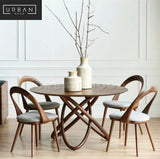 OBLIQUE Postmodern Solid Wood Round Dining Table