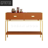 PANACHE Modern Leather Hallway Console