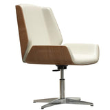 POLITAN Modern Designer Wood Clad Office Chair