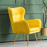 PERRY Victorian Velvet Armchair