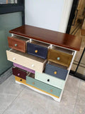 RUSSELL Rustic Tall Chest of Drawers