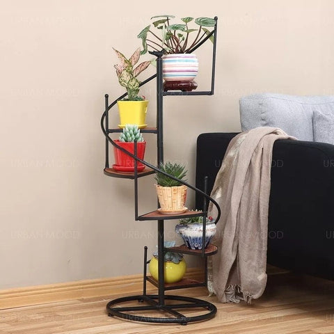 SPIRAL Plant Display Stand Shelf