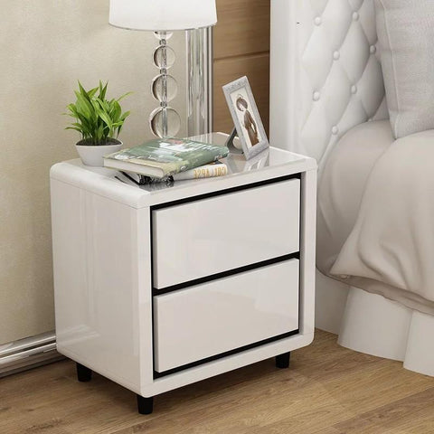 SVEN Modern Glossy Piano Bedside Table