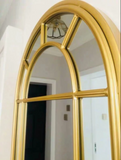 CASA Vintage Arched Window Mirror