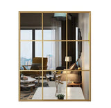 DANTE Large Wall Windowgrill Mirror