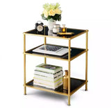 AVIANA Classic Tempered Glass Side Table