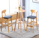 BEVY Vintage Solid Wood Bar Table & Stools