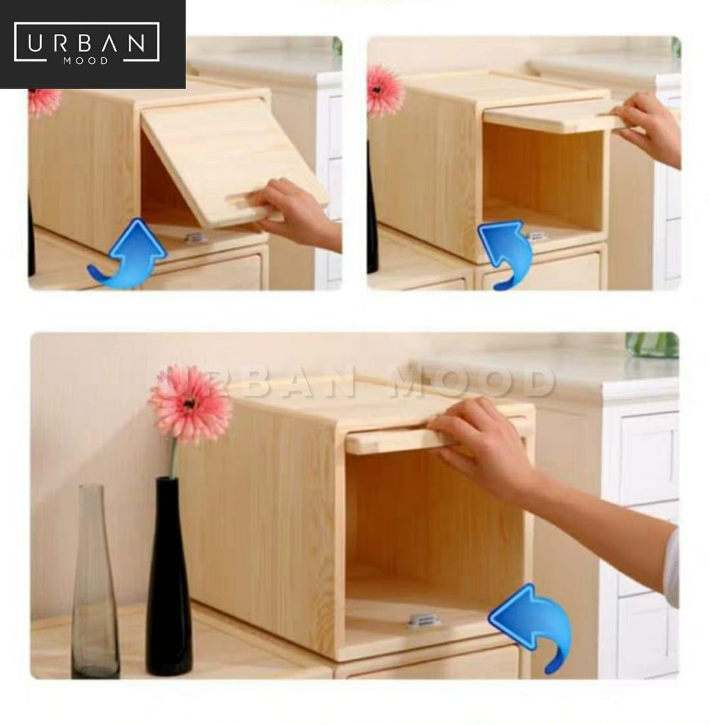 SOLDER Solid Wood Modular Display Contemporary Modern Furniture Store