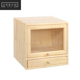 SOLDER Solid Wood Modular Display Cabinet