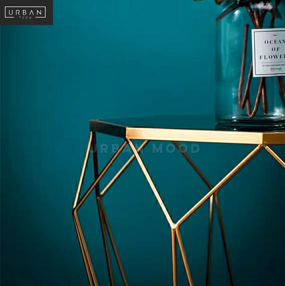 TOPAZ Modern Wireframe Side Table – RoomyRoom.com - Contemporary Modern ...