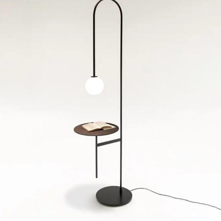 VALLE Minimalist LED Lamp Side Table – RoomyRoom.com - Contemporary ...