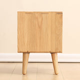 JAMESON Nordic Pure Solid Wood Bedside Table Lamp Stand