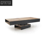 CORNER Industrial Swivel Coffee Table