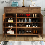 DARBY Solid Oak Wood Shoe Cabinet
